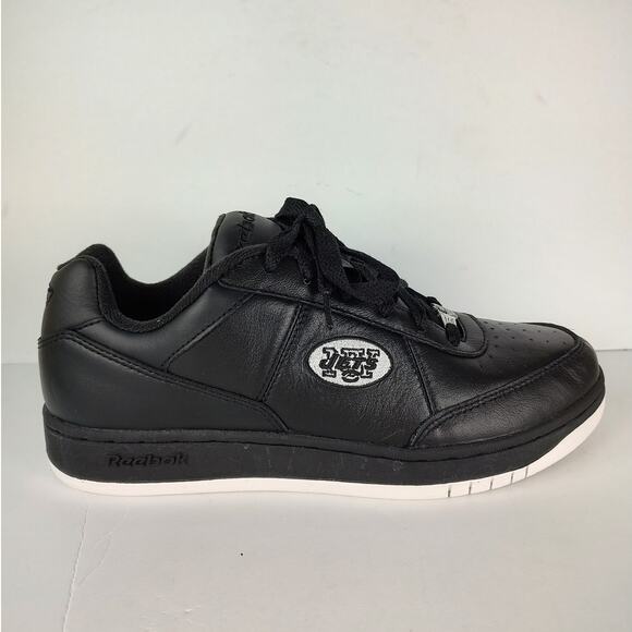 Rare VTG Reebok NFL New York Jets black streetwear sportswear sneakers mens 10.5 - Picture 1 of 8